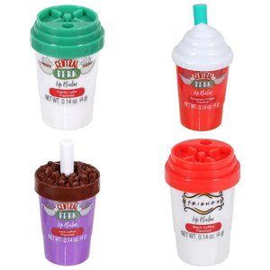 FRIENDS Coffee Themed Lip Balms, 0.14-oz. SET OF 4 New STOCKING STUFFERS
